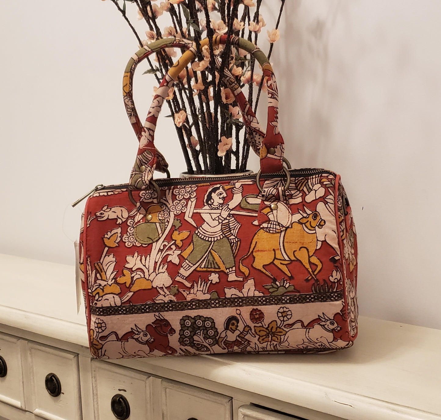Kalamkari Duffle Bag - AVA Boutique