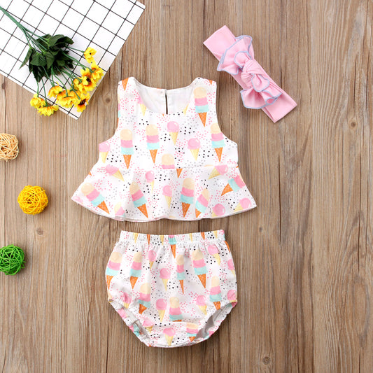 Icecream Set 3 pcs Outfit Set - AVA Boutique
