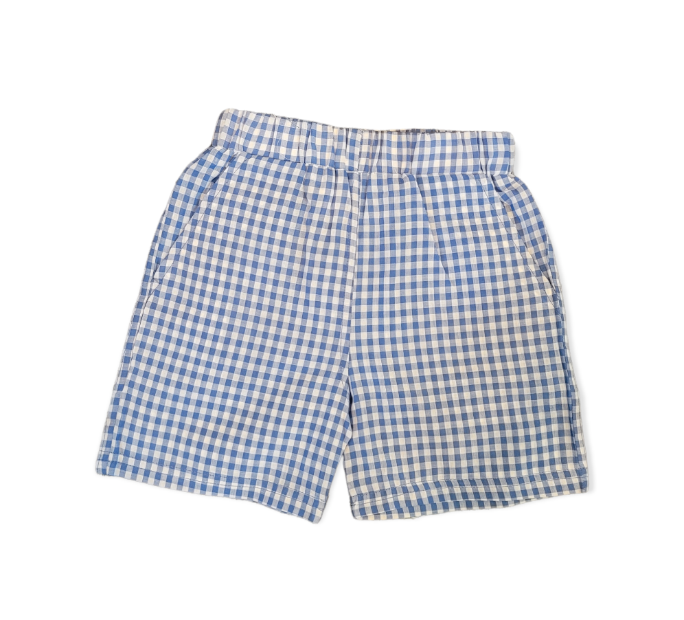AVA's Cotton Gingham Boys Shorts