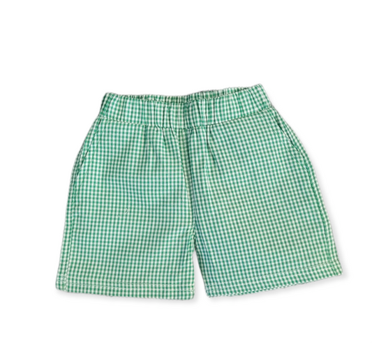 AVA's Cotton Gingham Boys Shorts