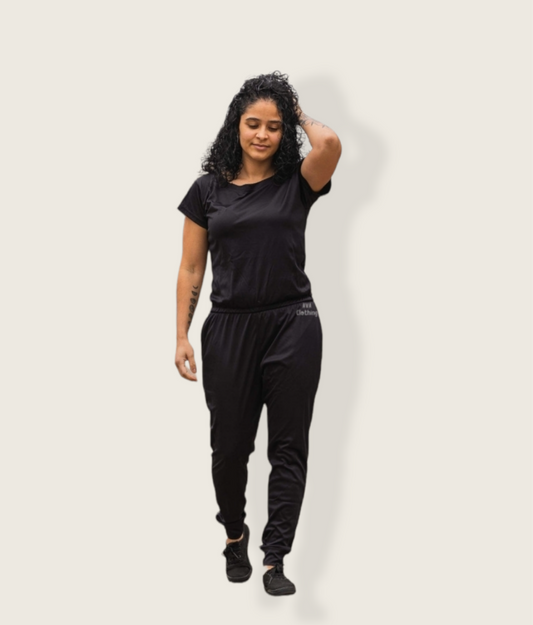 AVA's Breathable Women's Solid Jumpsuits