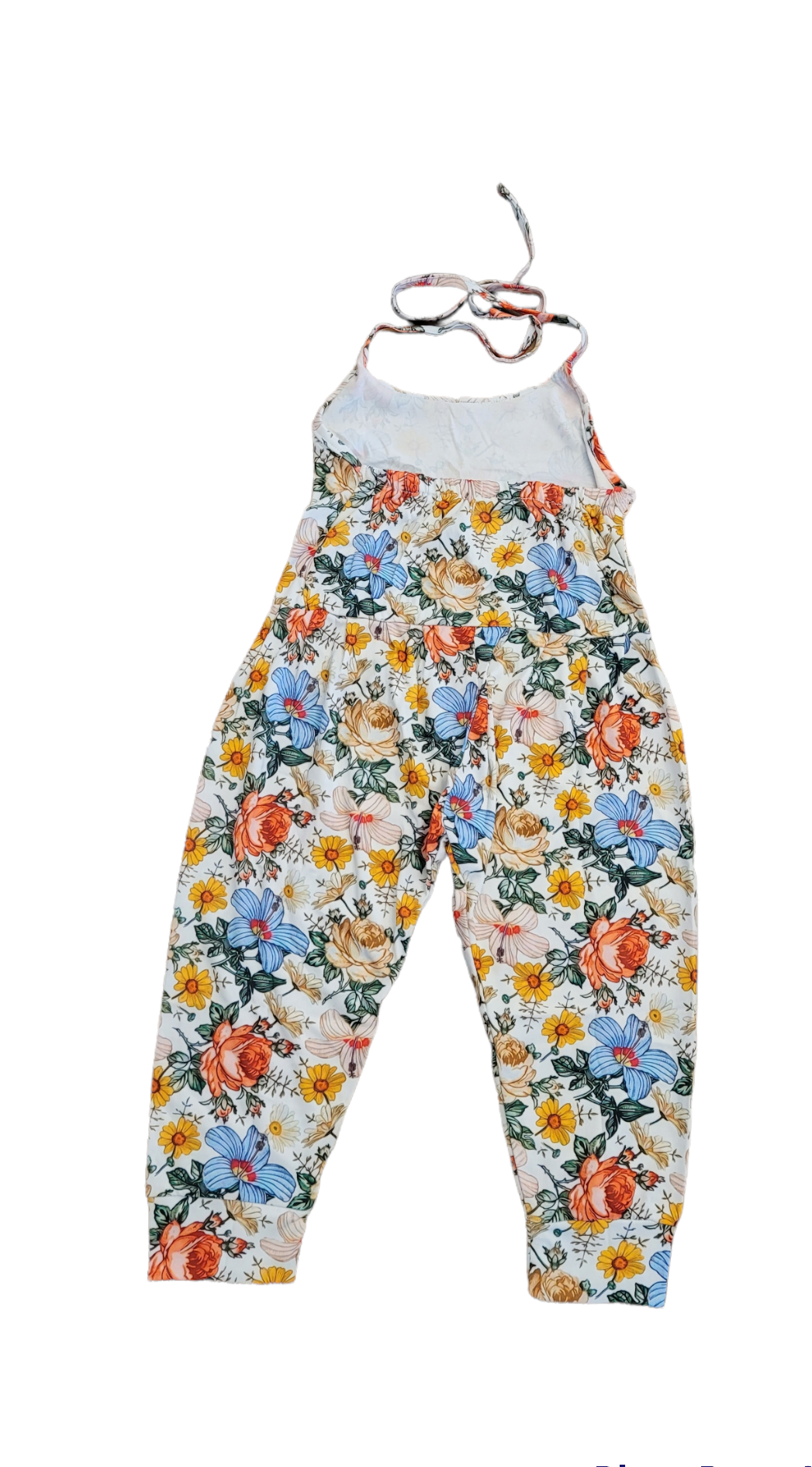 AVA's Vintage WildFlower Halter Neck Jumpsuit