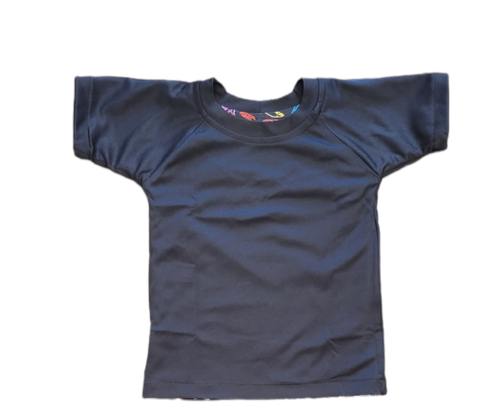 AVA's Doodle Dino Raglan Reverisble Tshirt