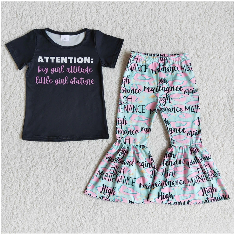 Big Girl Attitude Outfit Set