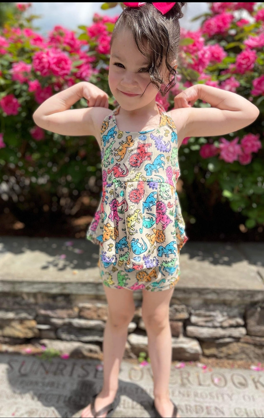 AVA's Dino Girls Halter Top with Bummies