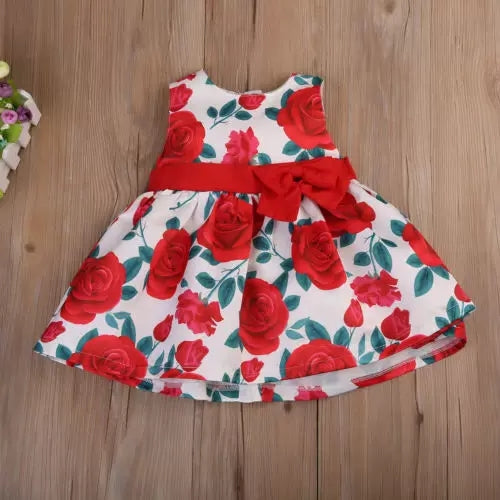 Red Roses Dress - AVA Boutique