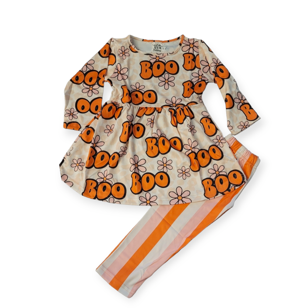Boo Outfit Set for Girls