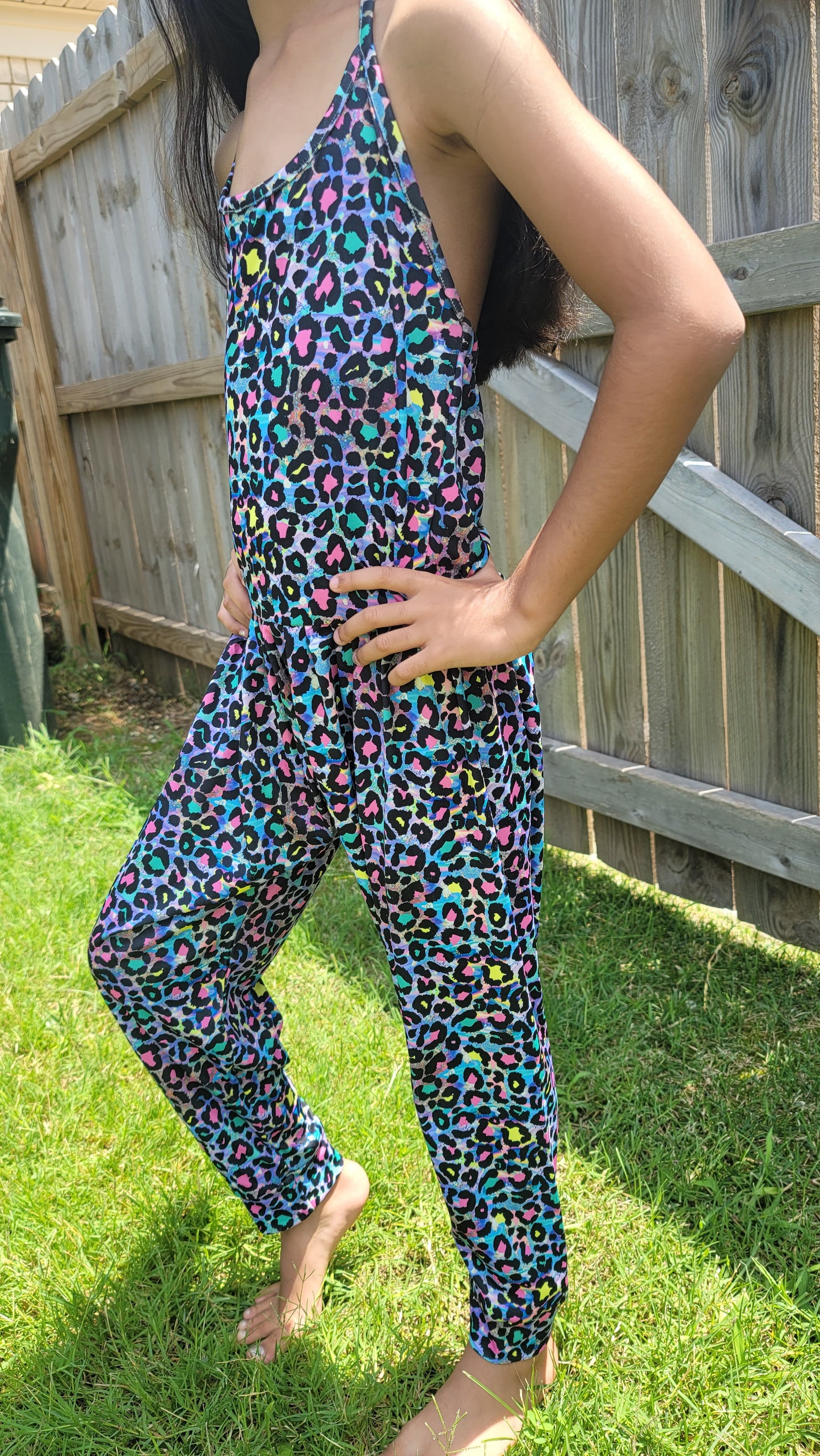 AVA's Leopard Halter Neck Jumpsuit