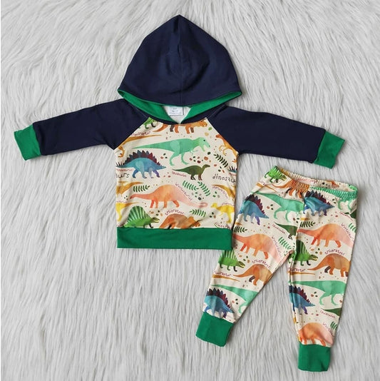 Dinosaur Hoodie Outfit for Boys