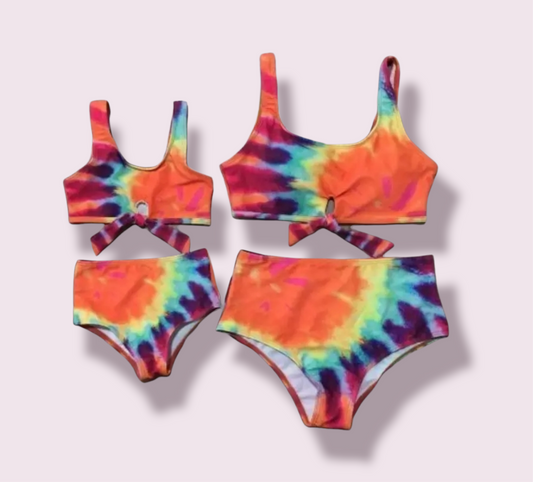 Mommy and Me Tie Dye Swimsuit