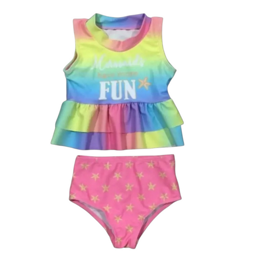 Girl Tie Dye Swimsuit