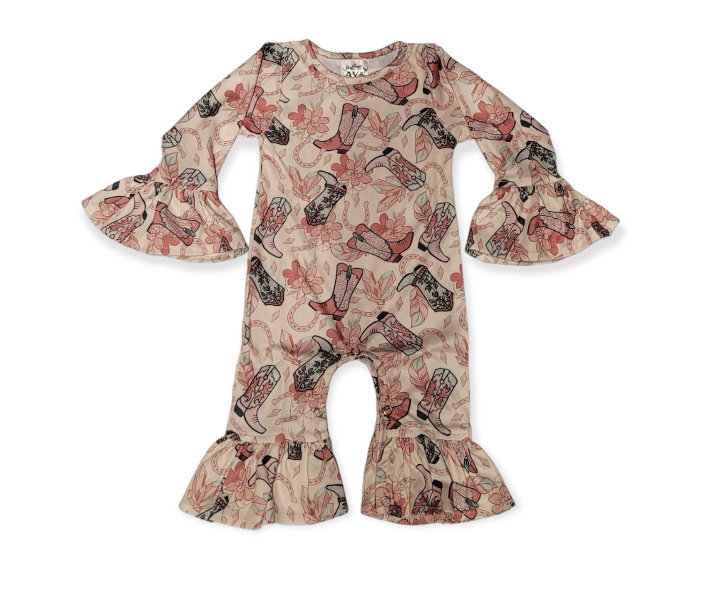 AVA's Western Cowgirl Rompers