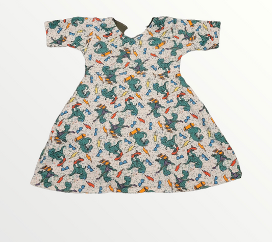 AVA's Skater Dino Reversible Dress