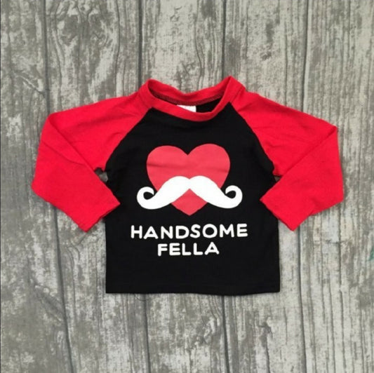 Handsome Fella Boys Tshirt - AVA Boutique