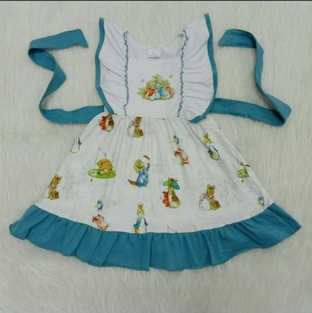 Easter Bunny Girls Dress - AVA Boutique