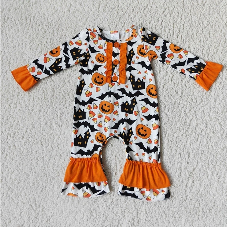 Pumpkin Romper - AVA Boutique