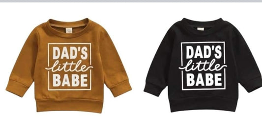 Dad's Littlie Babe Lightweight Sweatshirt