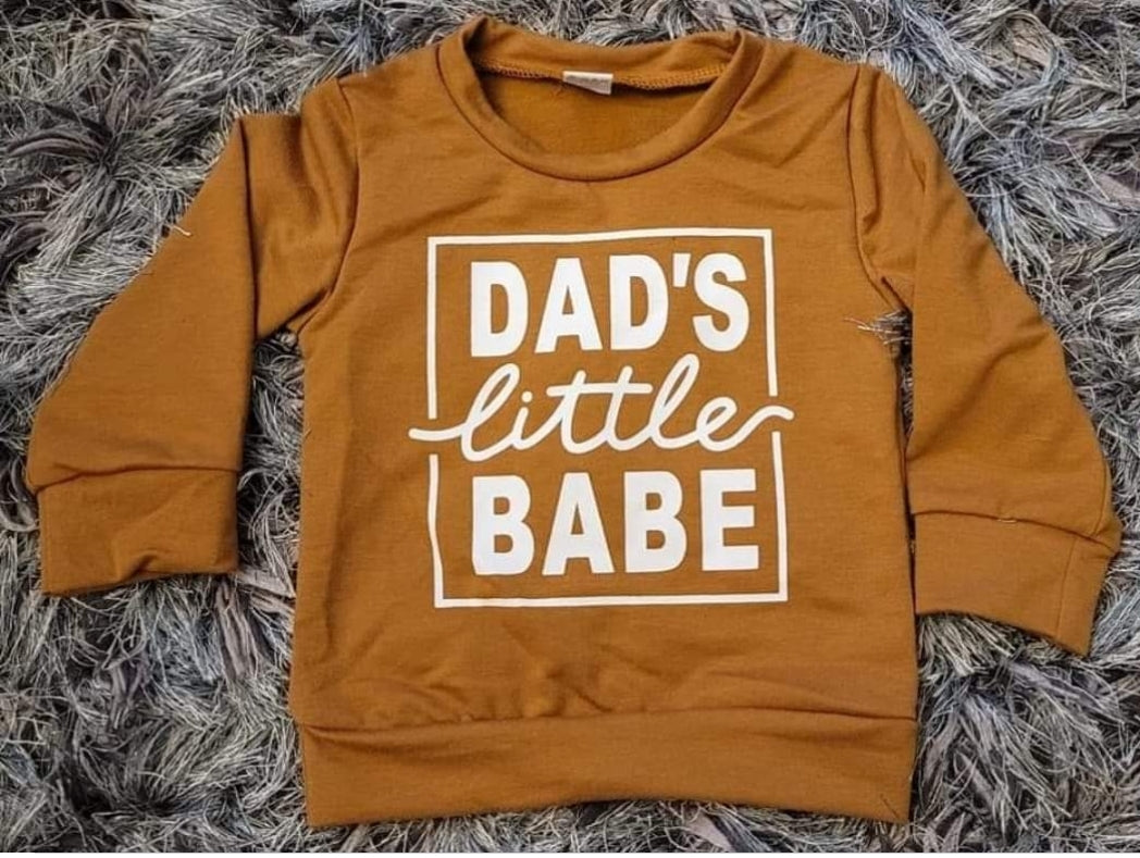 Dad's Littlie Babe Lightweight Sweatshirt