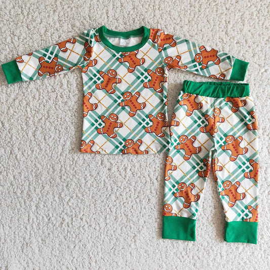 Gingerbread Pajamas for Boys